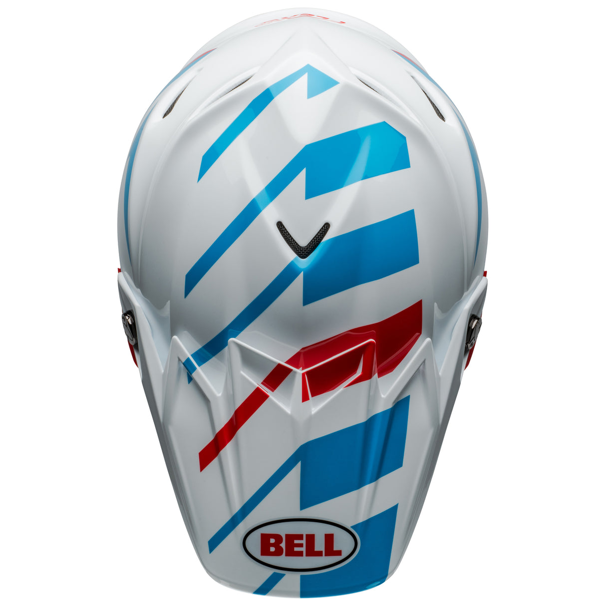 BELL MX 2024 MOTO-9S FLEX ADULT BANSHEE WHITE RED HELMET