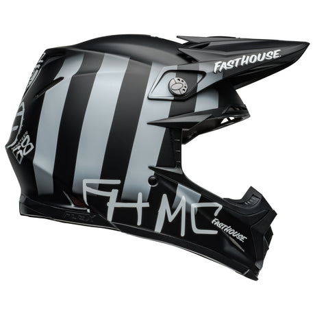 Bell MX 2025 Moto-9S Flex Adult Helmet (Fasthouse MC Black/Yellow)