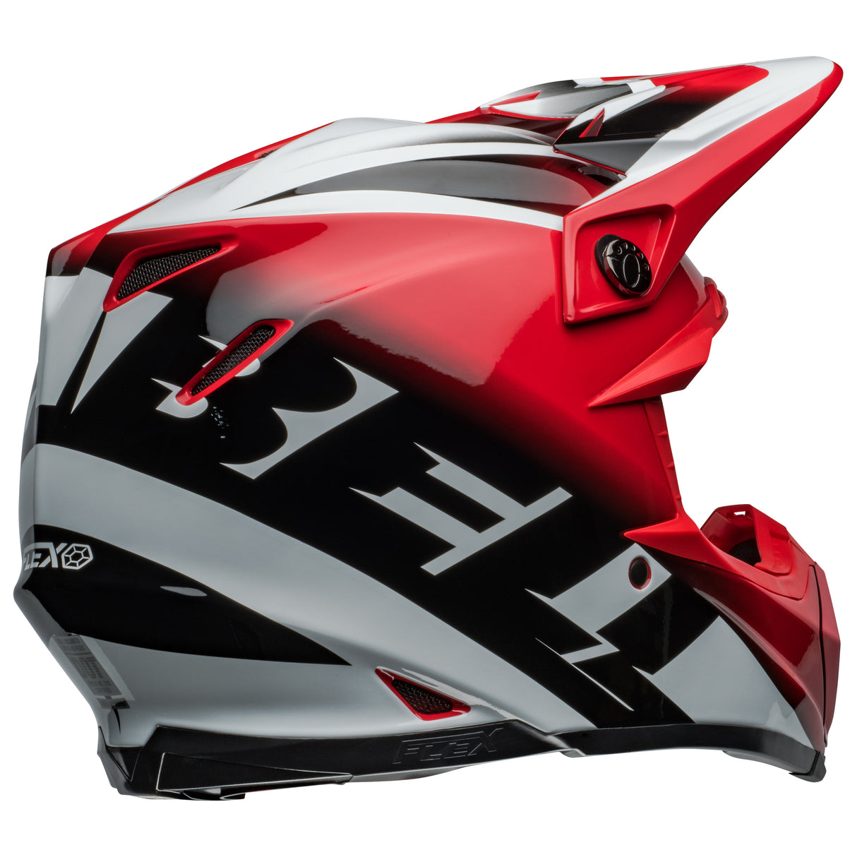 BELL MX 2024 MOTO-9S FLEX ADULT RAIL RED WHITE HELMET