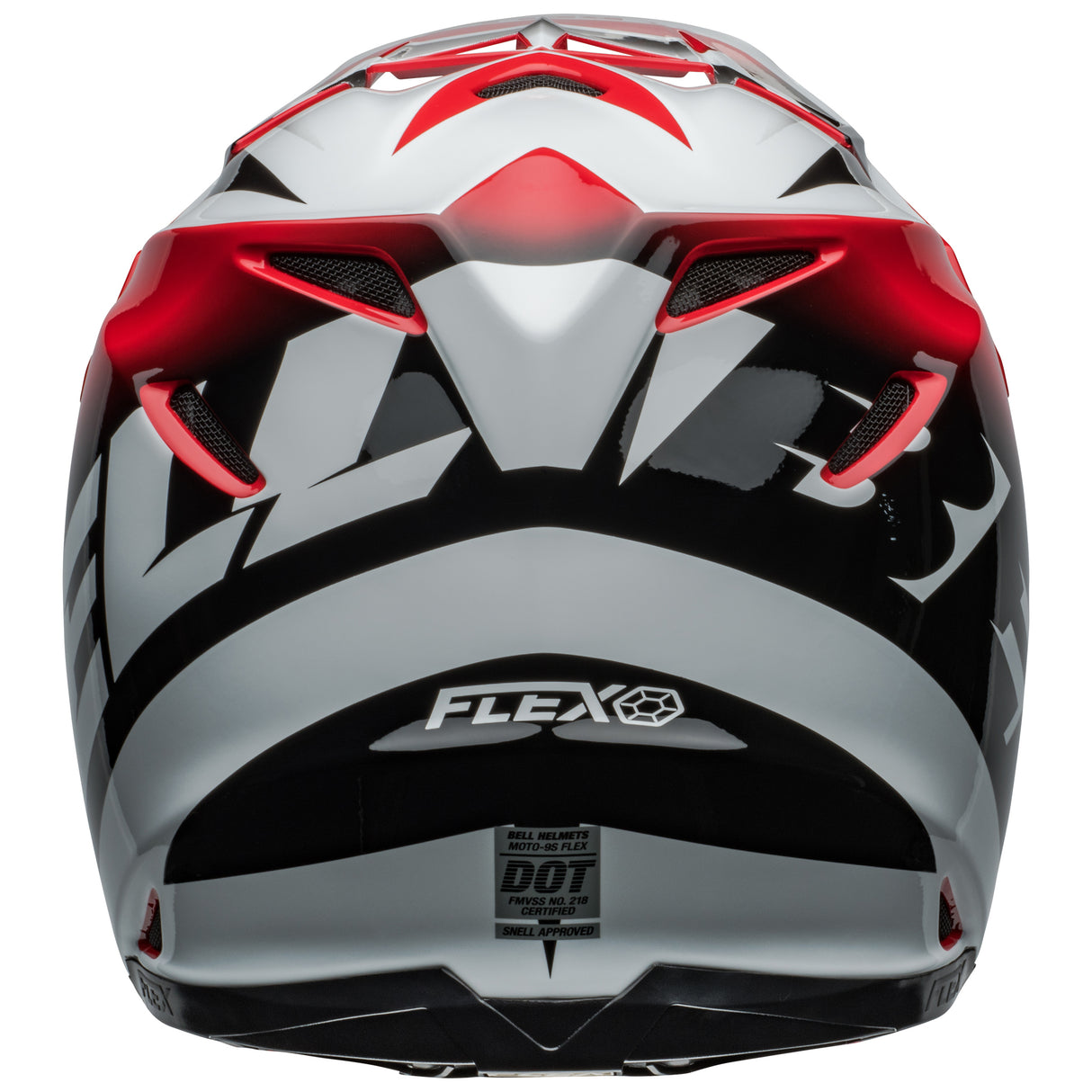 BELL MX 2024 MOTO-9S FLEX ADULT RAIL RED WHITE HELMET