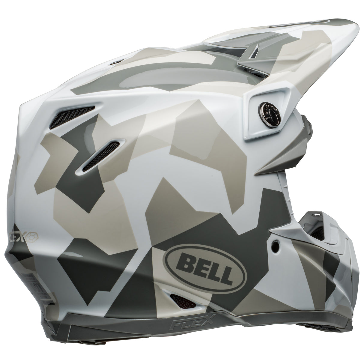 BELL MX 2024 MOTO-9S FLEX ADULT ROVER WHITE CAMO HELMET