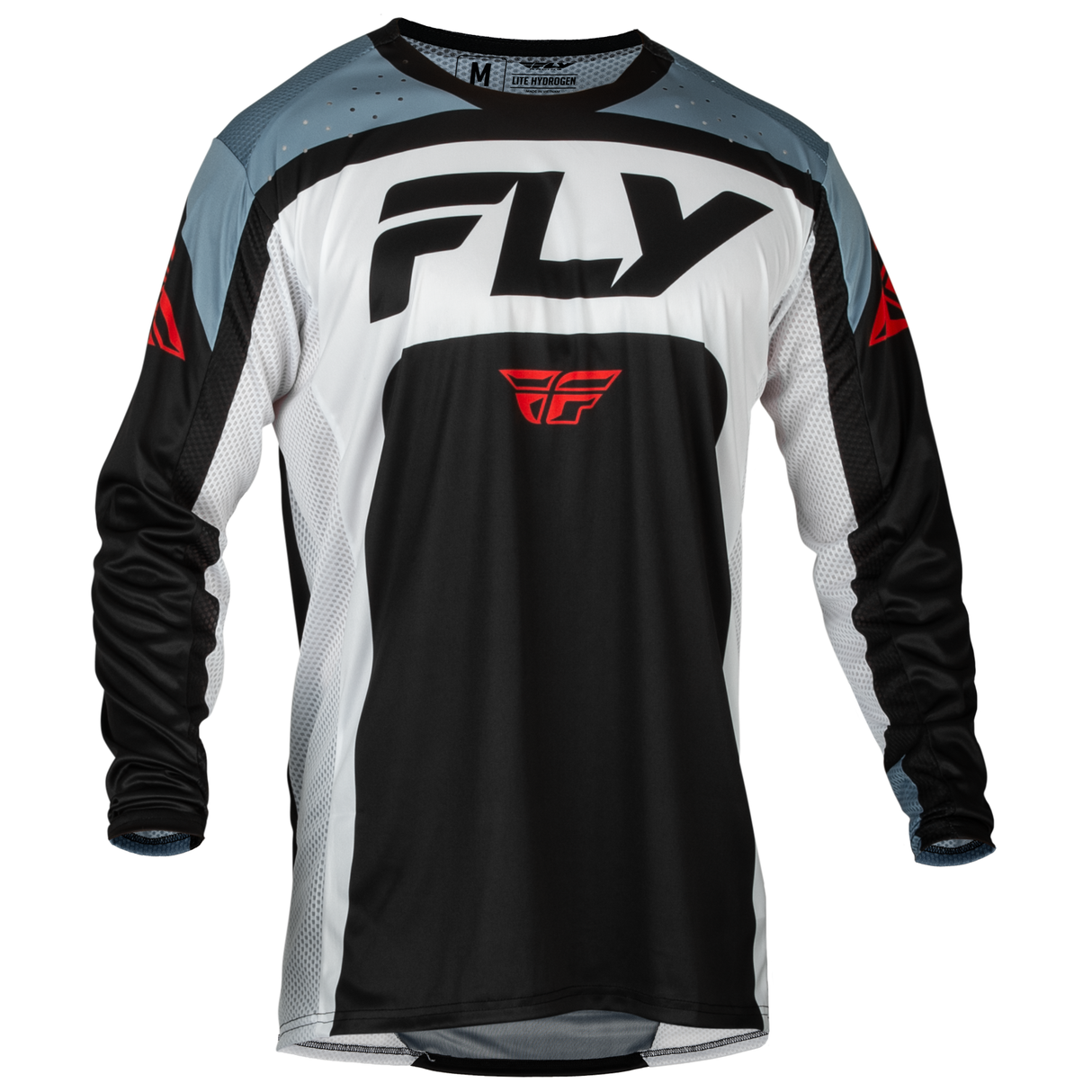 FLY RACING FLY 2024 LITE BLACK WHITE DENIM GREY JERSEY