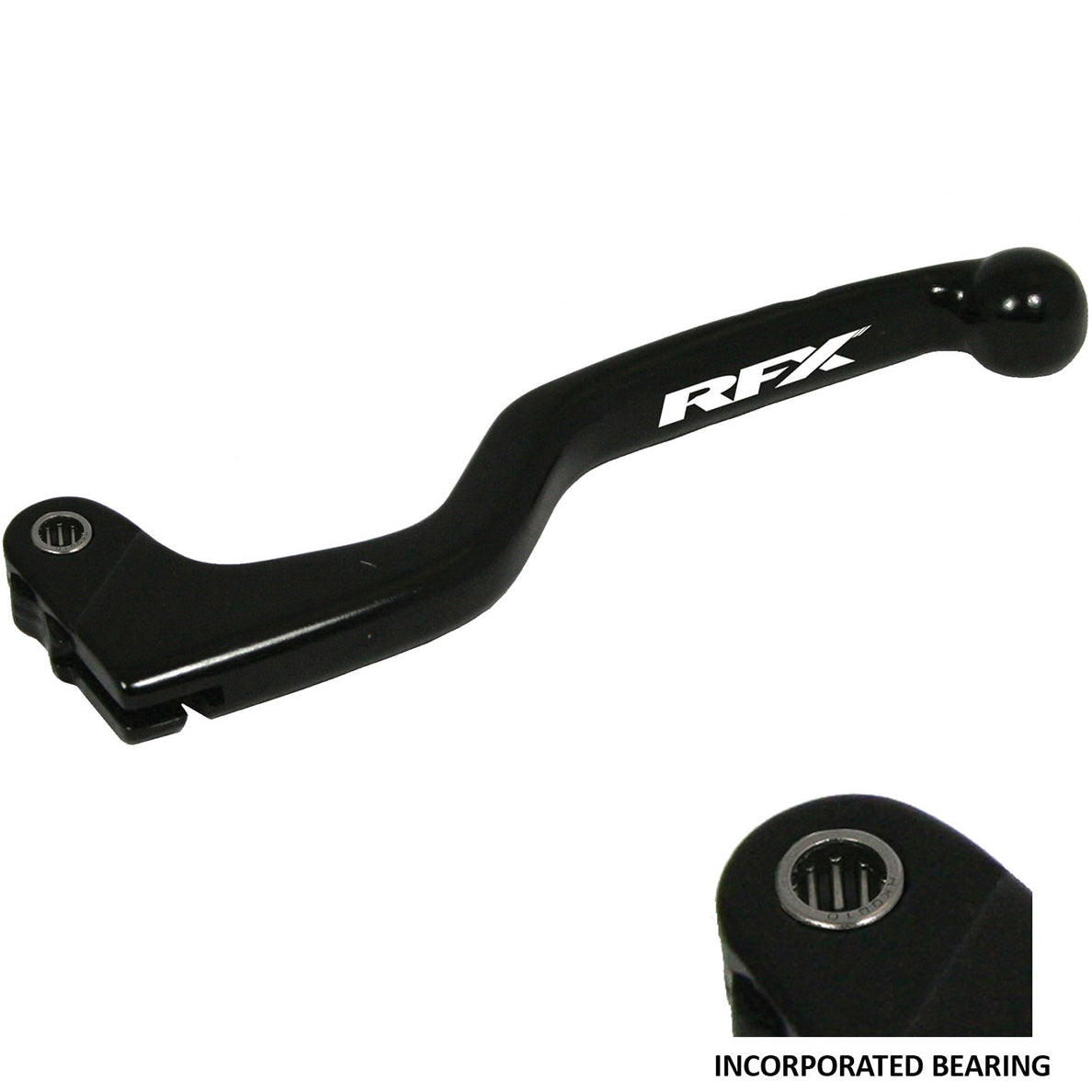 RFX Pro Clutch Lever BLK Yam YZ125/250 00-14 YZF250 01-08 YZF450 03-08 Kaw KXF250 05-20 KXF450 06-18