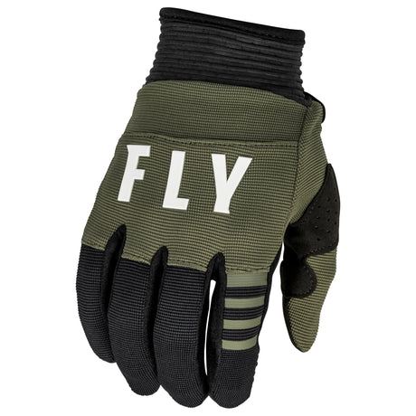 FLY 2023 YOUTH F-16 GLOVES OLIVE GREEN/BLACK