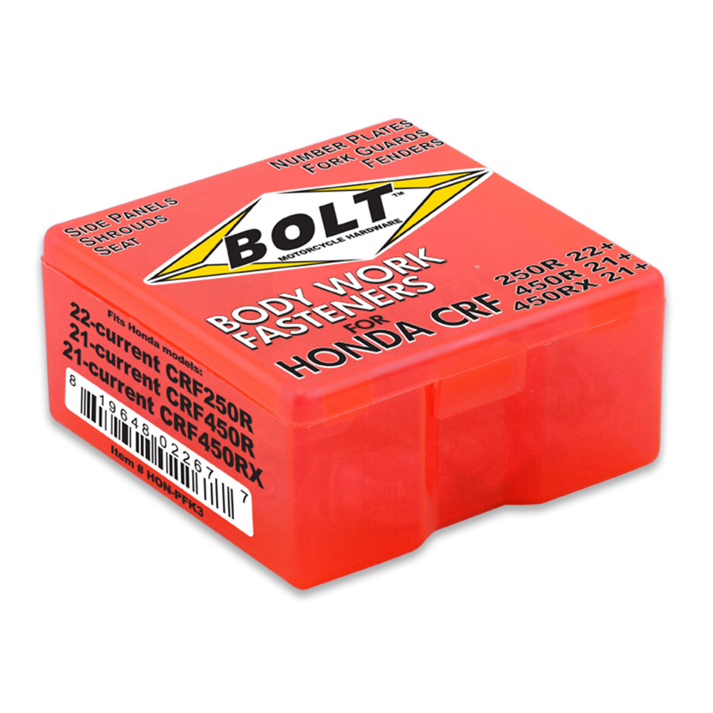 Plastic Fastener Kit Honda Crf250R/Rx 22-23, Crf450R/Rx 21-23