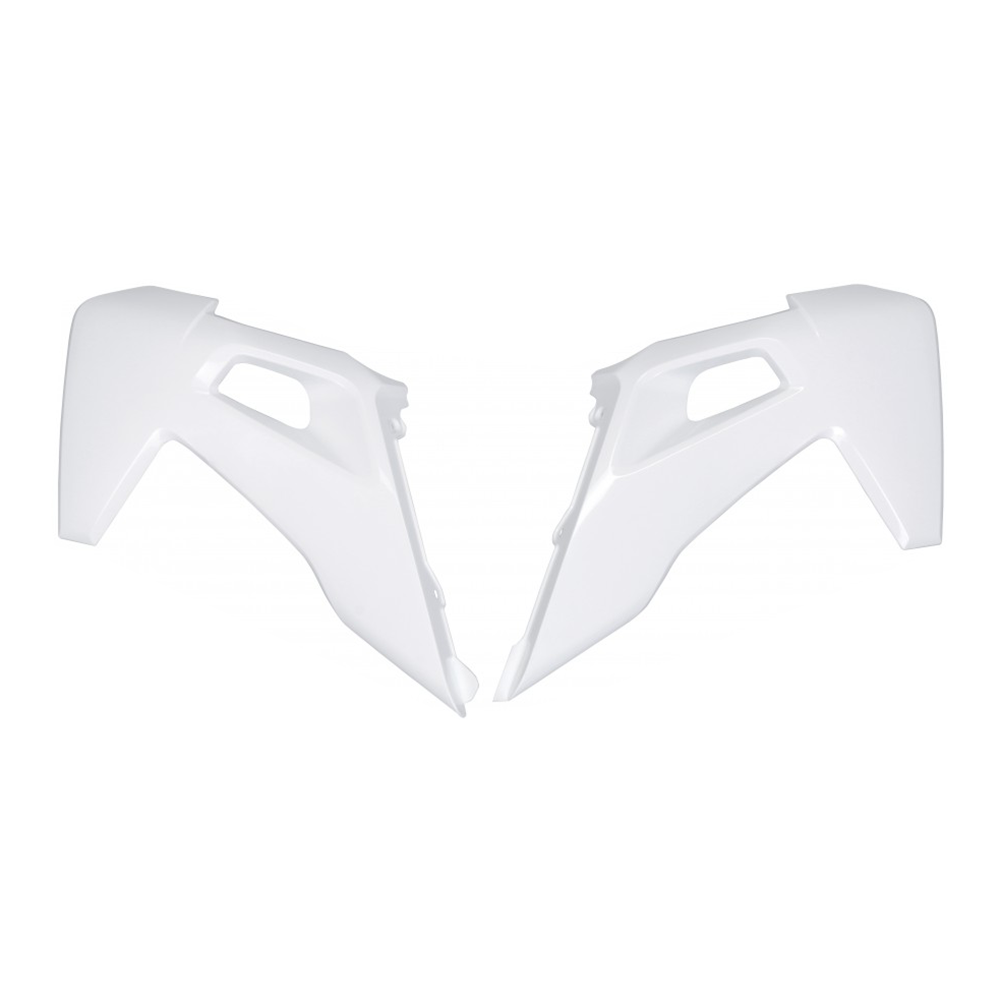 UFO Radiator Covers (White) Husqvarna TC125/250 FC250-450 19-22