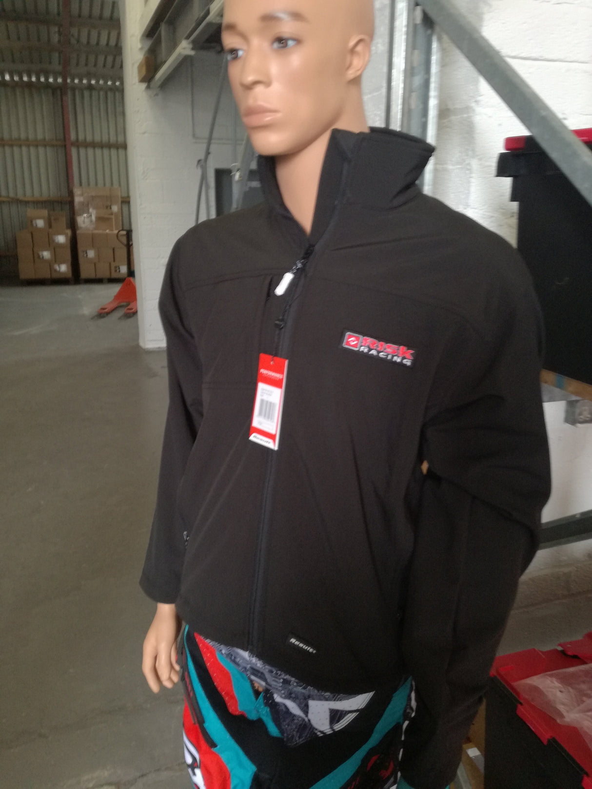 Risk Racing Soft Shell Jacket, Black