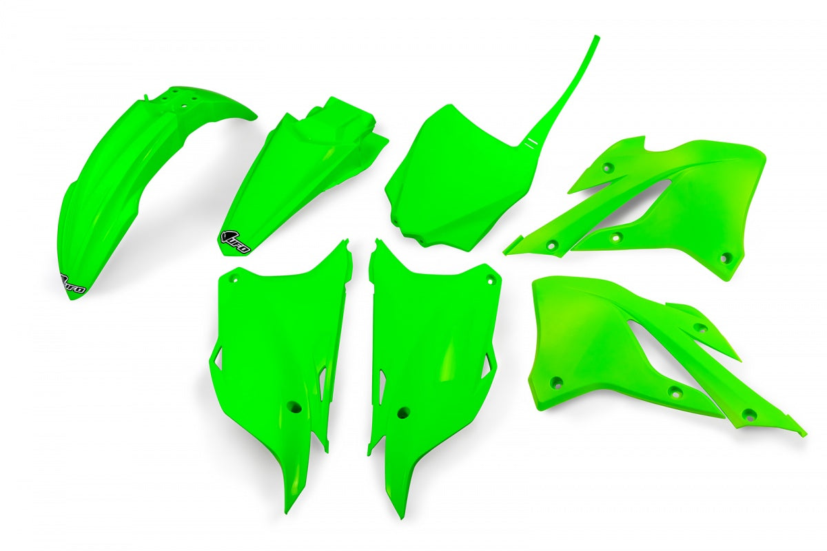 UFO Complete Body Kit (Neon Green) Kawasaki KX85 22-24