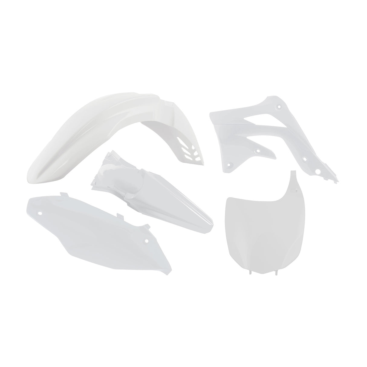 Rtech Plastic Kit (5pc) (White) Kawasaki KXF450 12