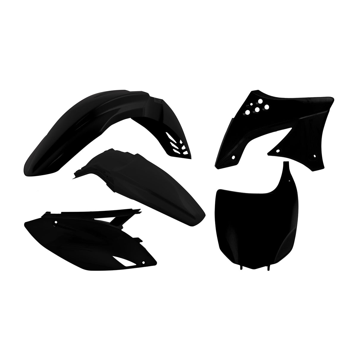 Rtech Plastic Kit (5pc) (Black) Kawasaki KXF450 09-11