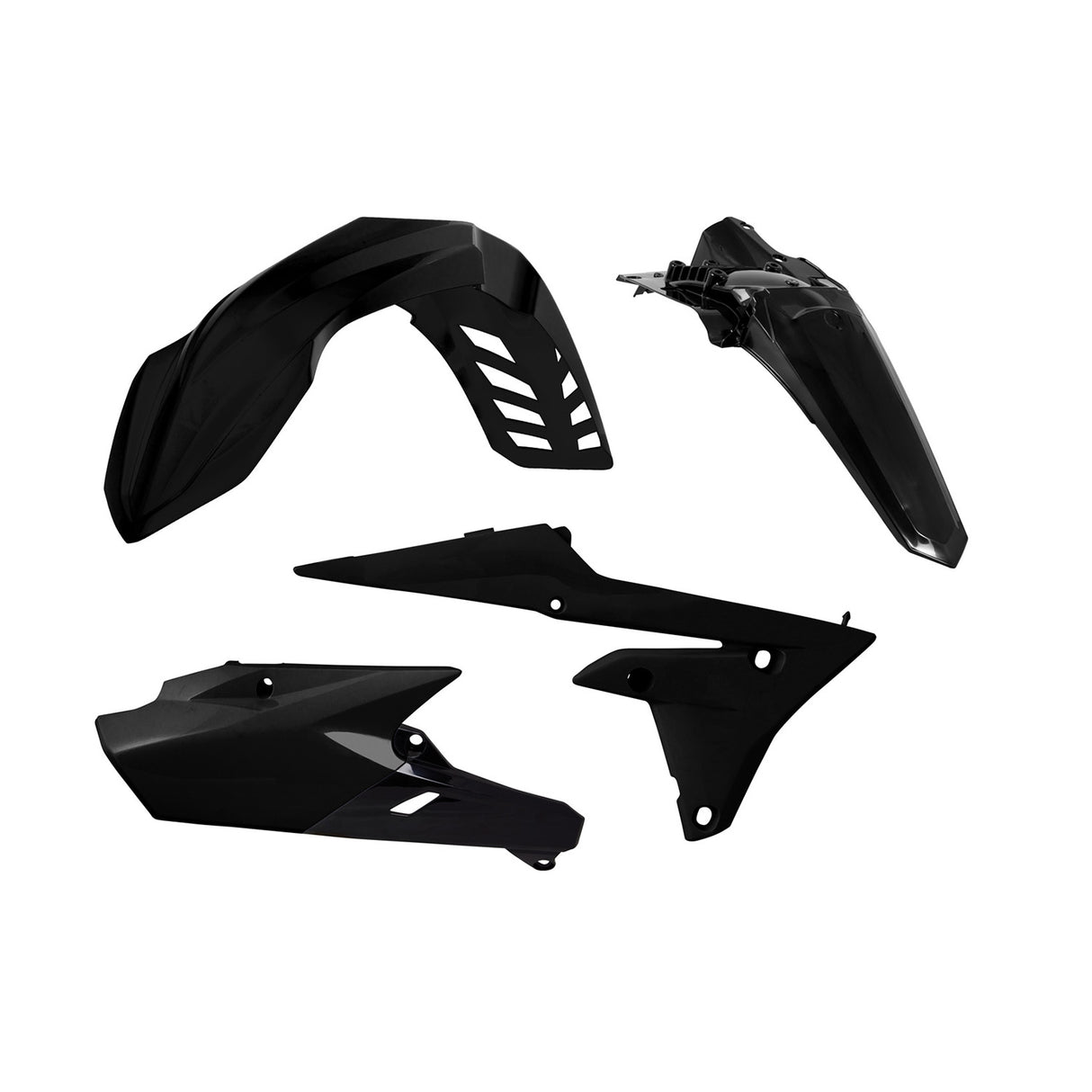 Rtech Plastic Kit (4pc) (Black) Yamaha WRF250 15-19 WRF450 16-18