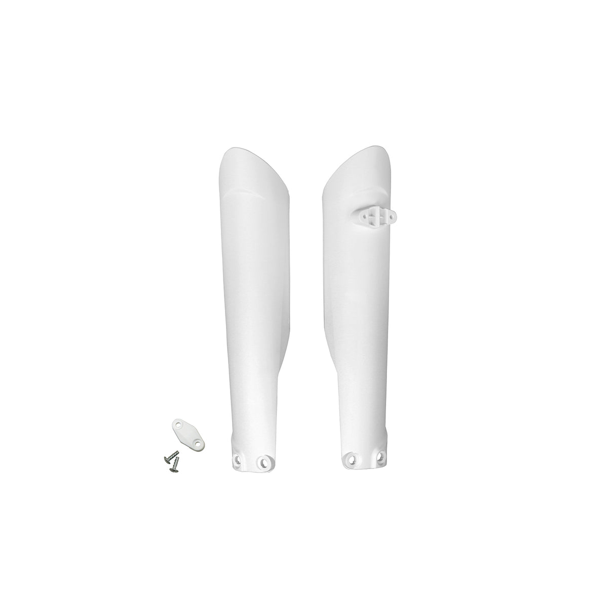 UFO Fork Slider Protectors (White) KTM SX125/150/250 SX-F250-450 15-22 EXC/EXC-F 125-500 16-22