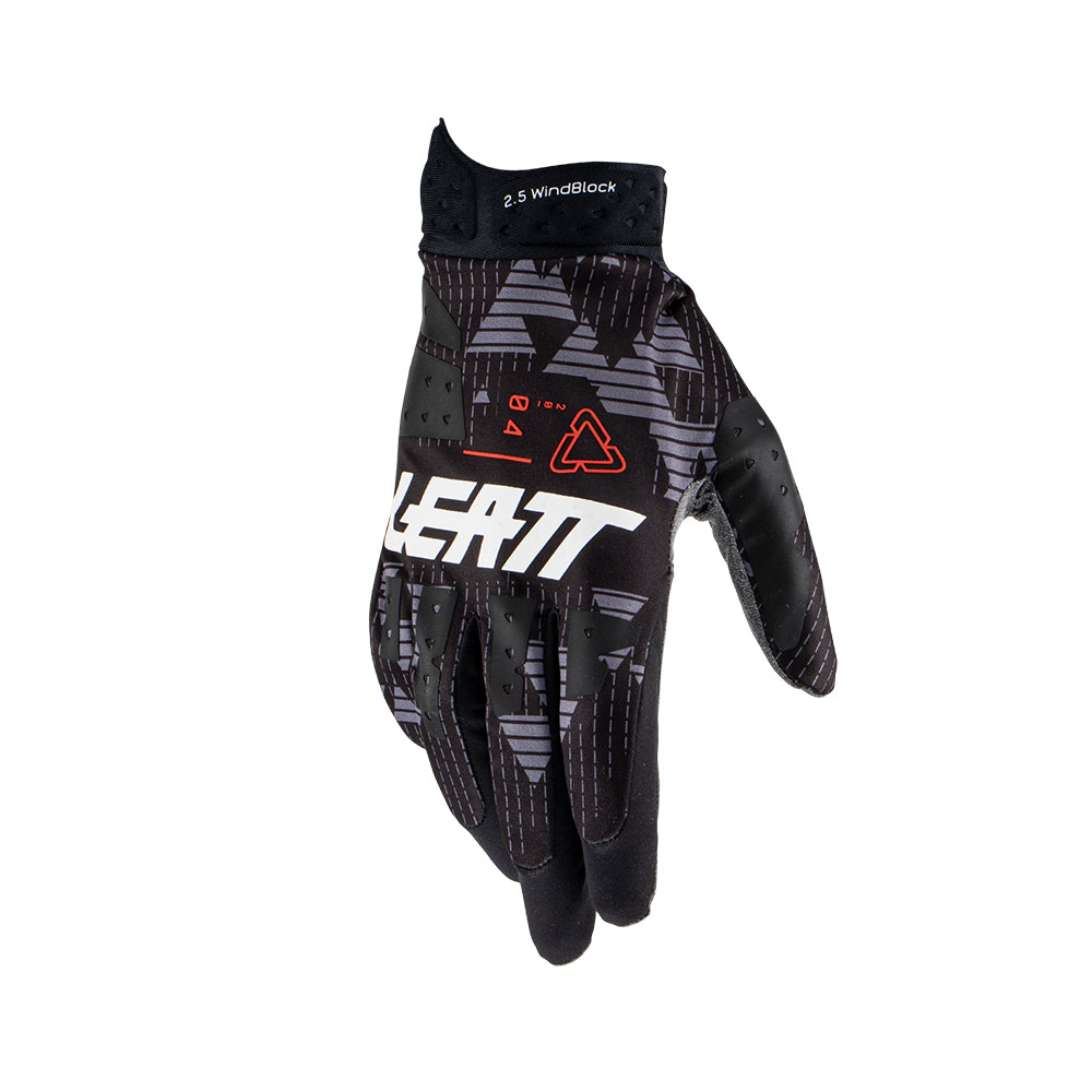LEATT MOTO 2.5 WINDBLOCK BLACK GLOVES