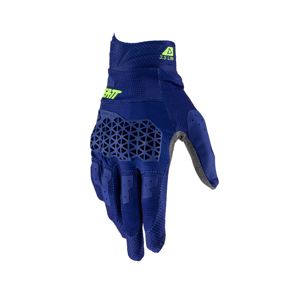 LEATT MOTO 3.5 LITE BLUE GLOVES