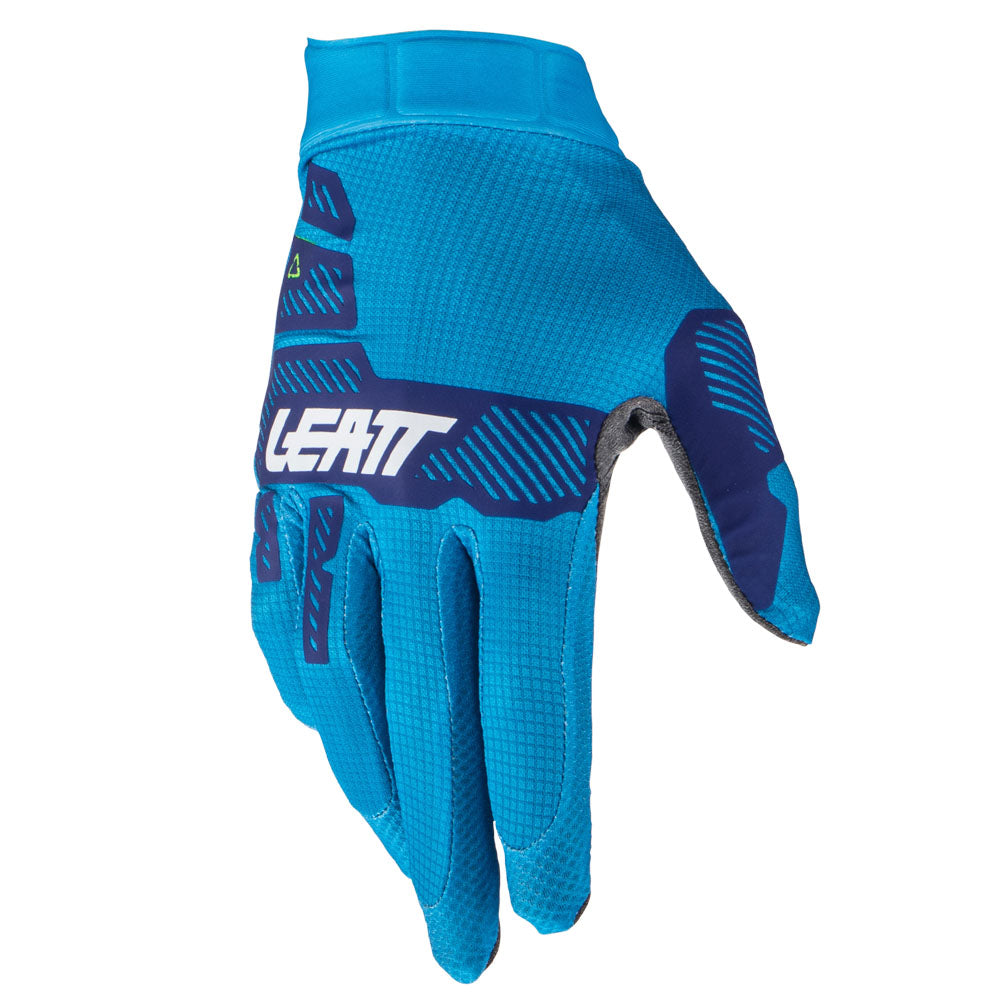 LEATT MOTO 1.5 GRIP R CYAN GLOVES