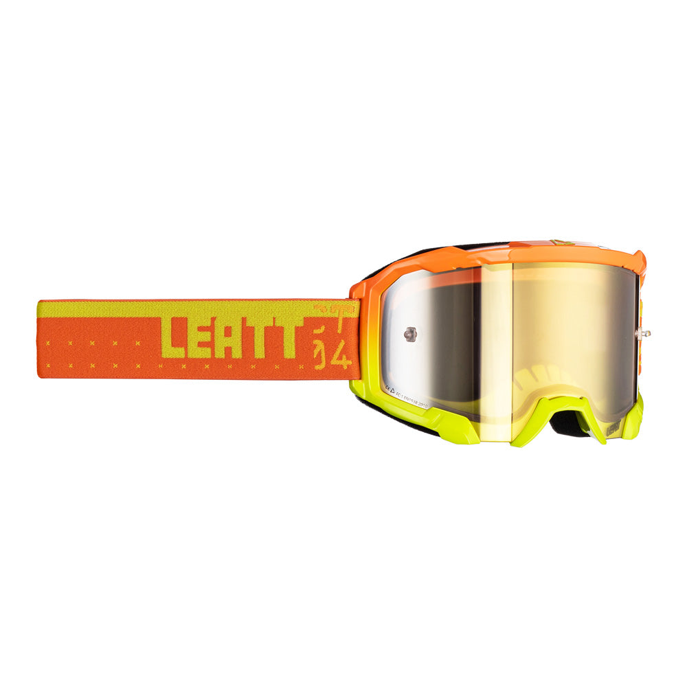LEATT VELOCITY 4.5 IRIZ CITRUS BRONZE LENS GOOGLES