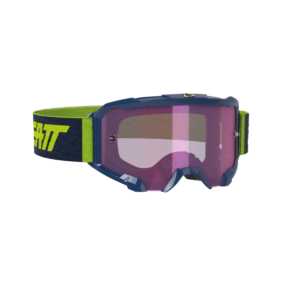 LEATT VELOCITY 4.5 IRIZ INK PURPLE LENS GOOGLES