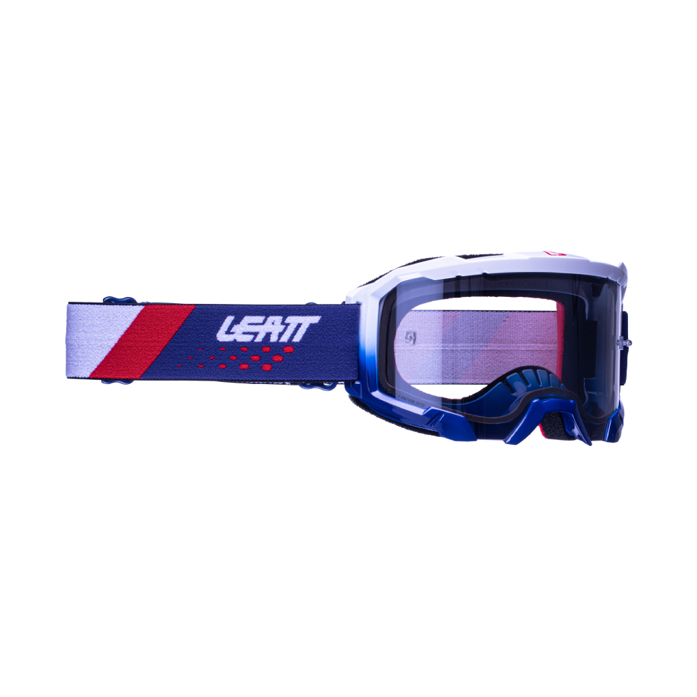 LEATT VELOCITY 4.5 IRIZ ROYAL SILVER LENS GOOGLES