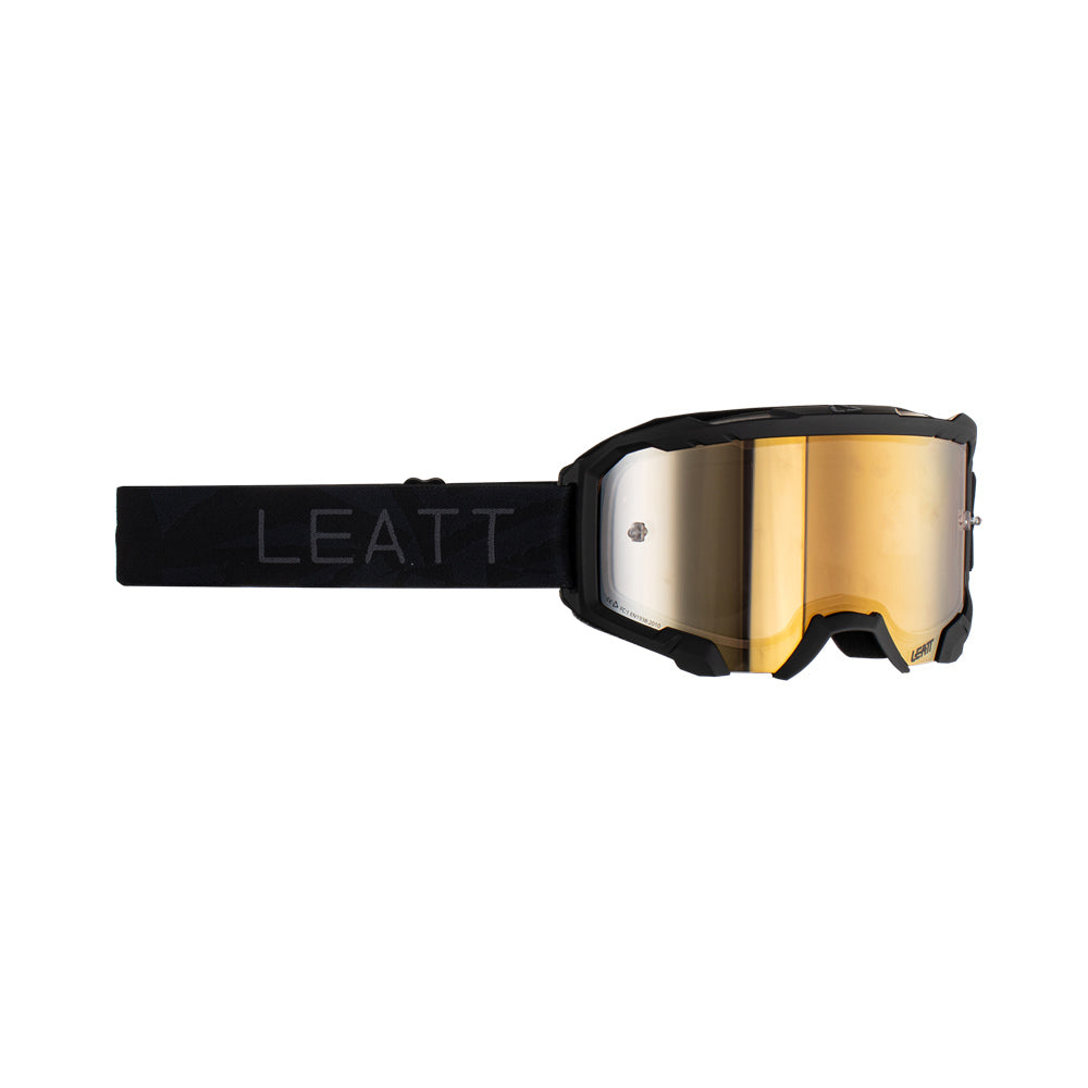 LEATT VELOCITY 4.5 IRIZ STEALTH BRONZE LENS GOOGLES