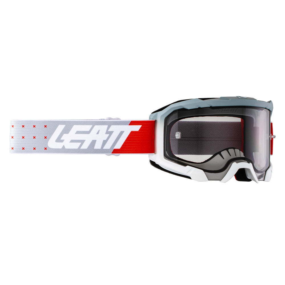 LEATT VELOCITY 4.5 FORGE LIGHT GREY LENS GOOGLES