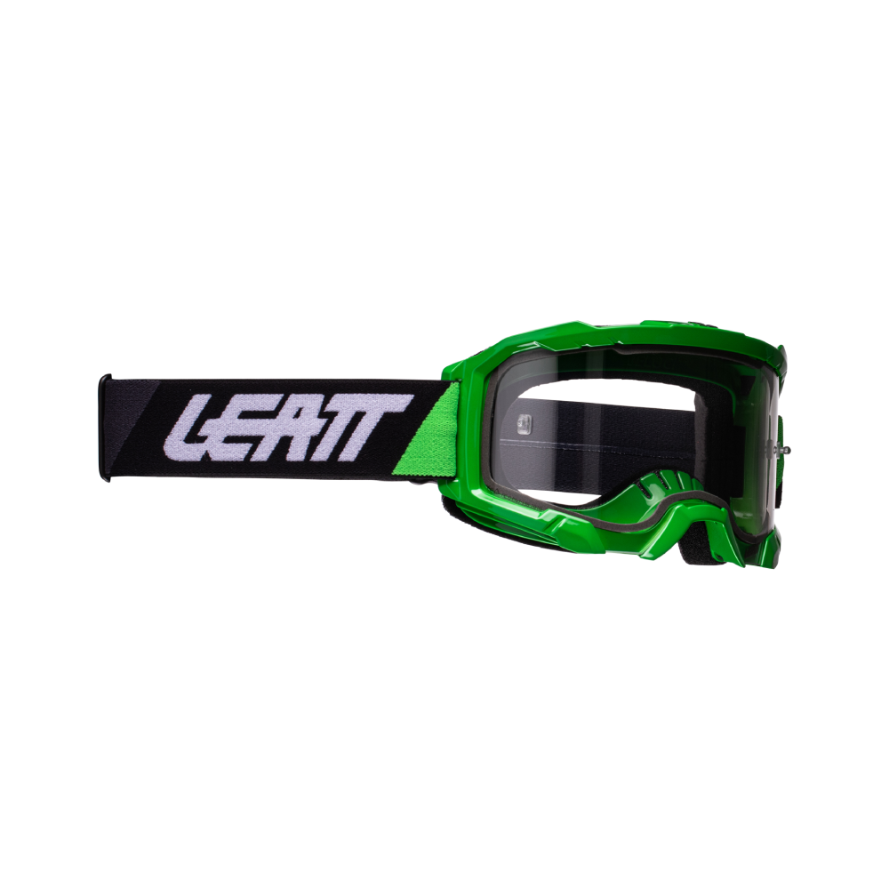 LEATT VELOCITY 4.5 NEON LIME CLEAR LENS GOOGLES