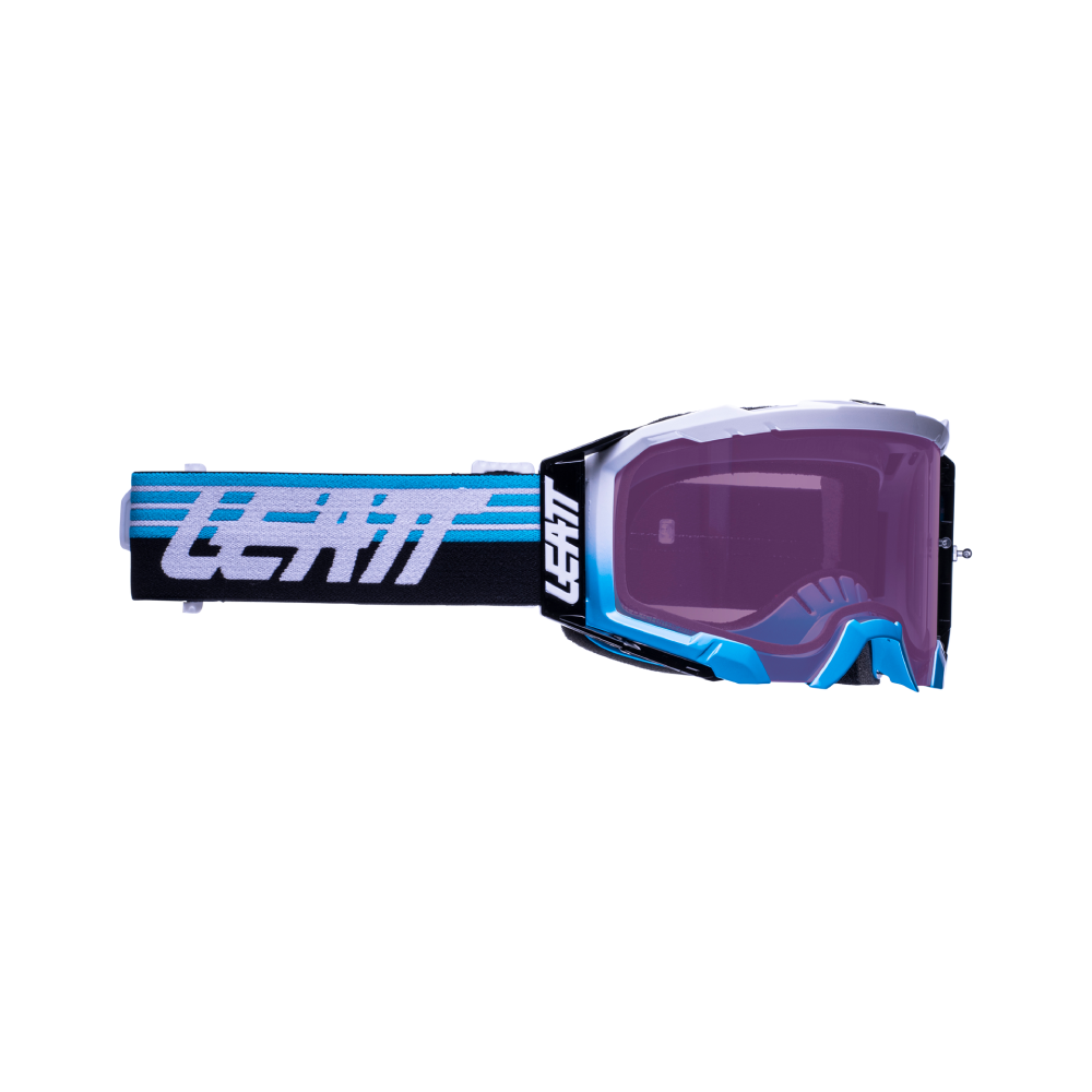 LEATT VELOCITY 5.5 IRIZ AQUA PURPLE LENS GOOGLES