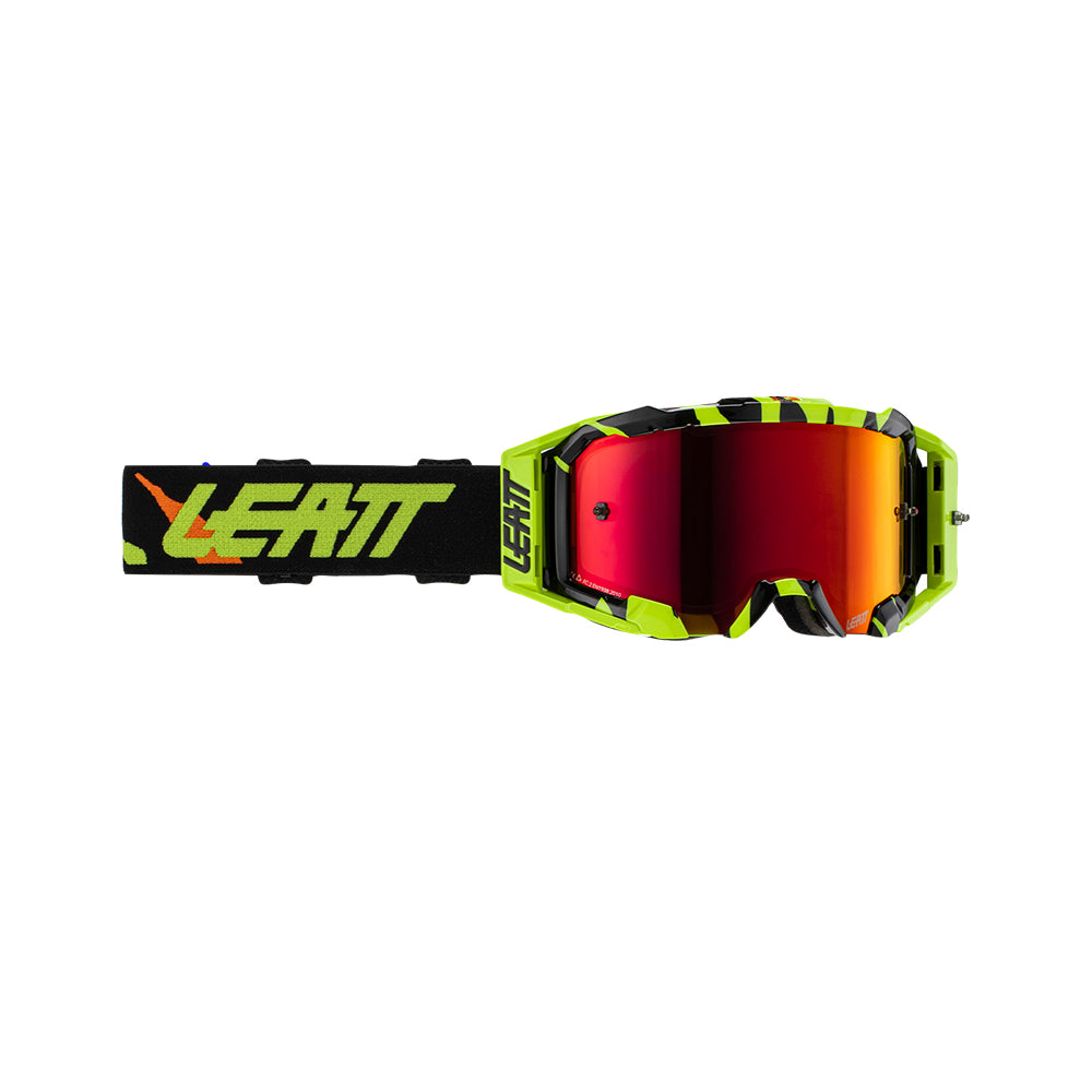 LEATT VELOCITY 5.5 IRIZ TIGER RED LENS GOOGLES