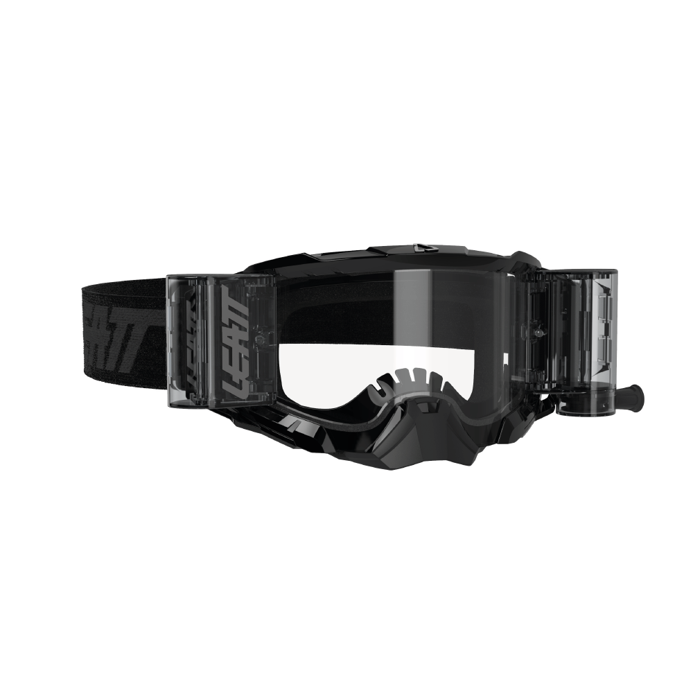 LEATT VELOCITY 5.5 ROLL-OFF BLACK CLEAR LENS GOOGLES
