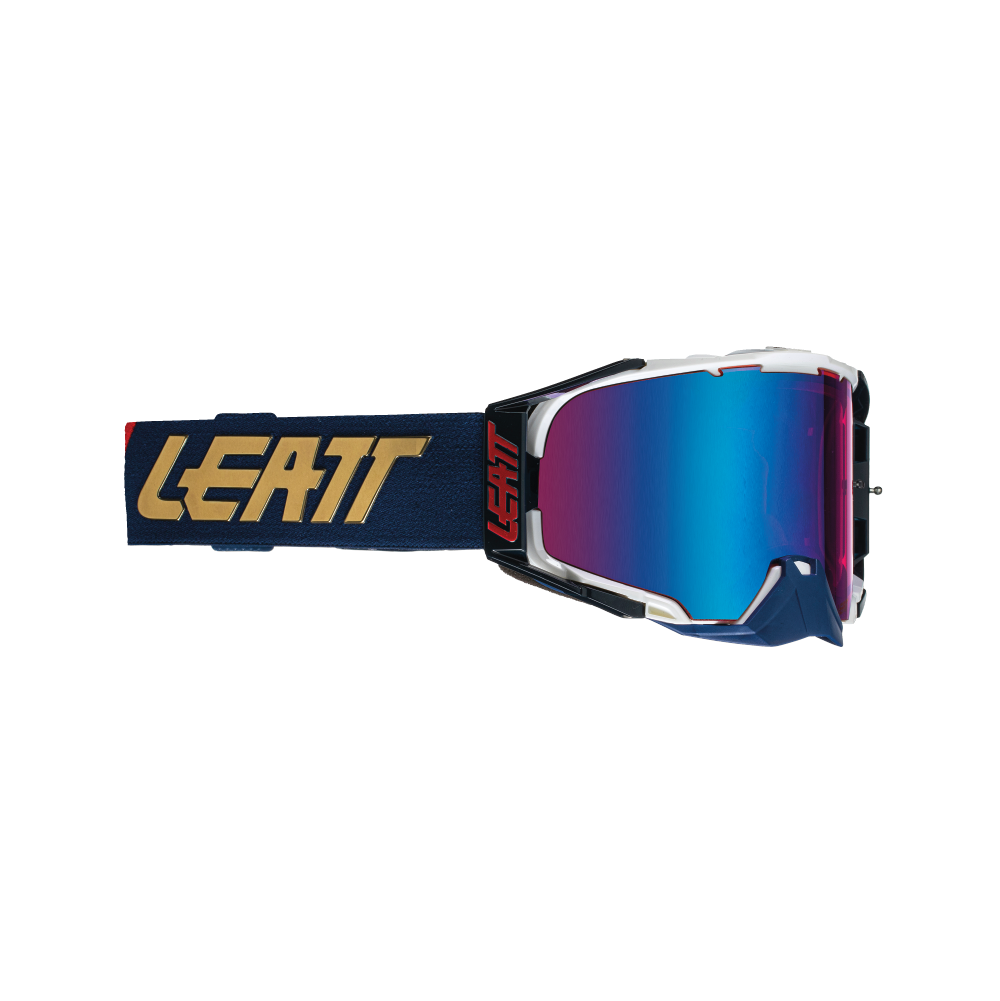 LEATT VELOCITY 6.5 IRIZ ROYAL BLUE LENS GOOGLES