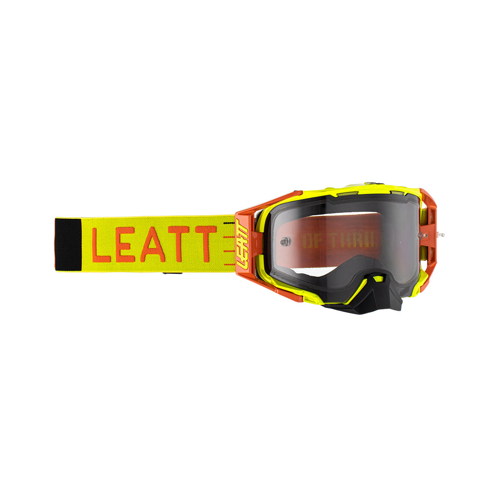 LEATT VELOCITY 6.5 CITRUS LIGHT GREY LENS GOOGLES