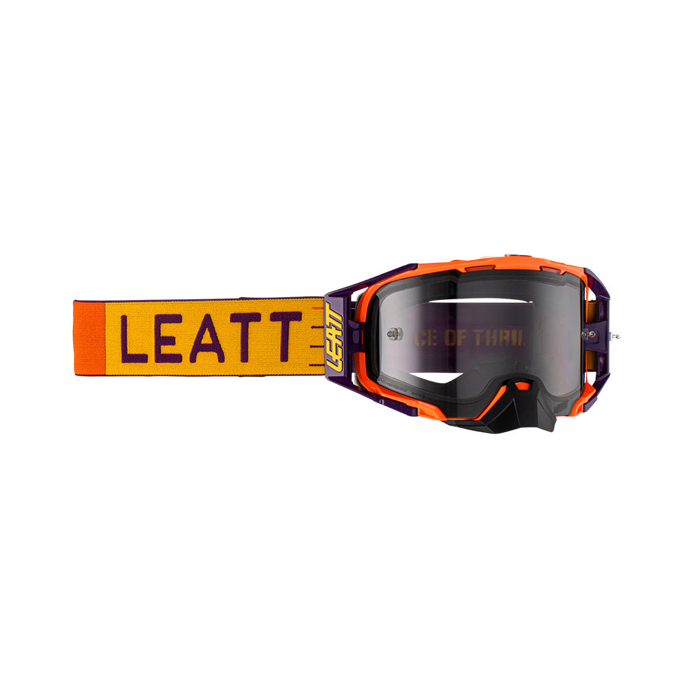 LEATT VELOCITY 6.5 INDIGO LIGHT GREY LENS GOOGLES