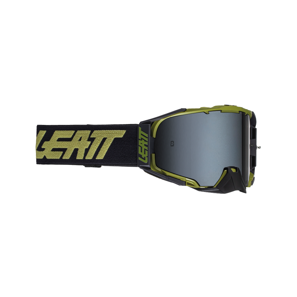 LEATT VELOCITY 6.5 DESERT SAND/LIME PLATINUM LENS GOOGLES