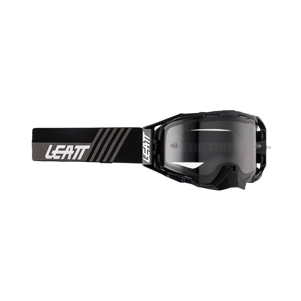 LEATT VELOCITY 6.5 STEALTH LIGHT GREY LENS GOOGLES