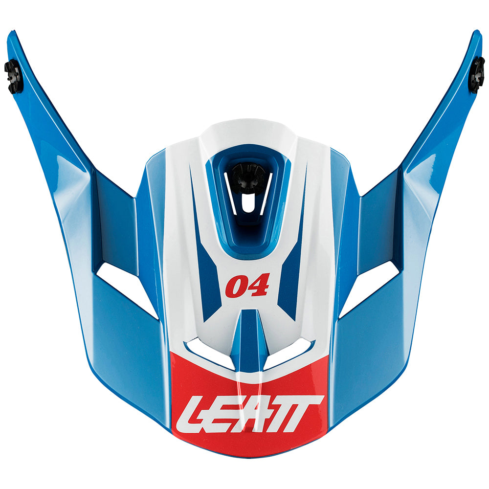 LEATT HELMET PEAK GPX 4.5 V25 BLUE/WHITE XS-S