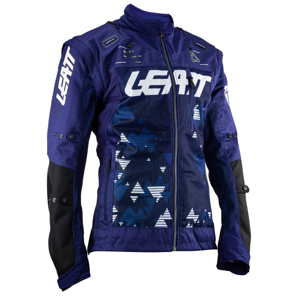 JACKET MOTO 4.5 X-FLOW BLACK/BLUE/ORANGE