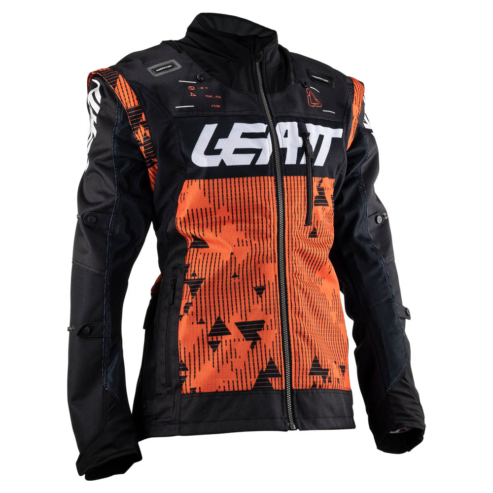 JACKET MOTO 4.5 X-FLOW BLACK/BLUE/ORANGE