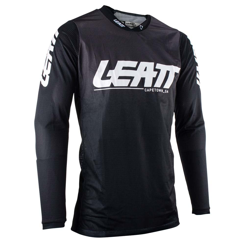 LEATT MOTO 4.5 X-FLOW BLACK JERSEY