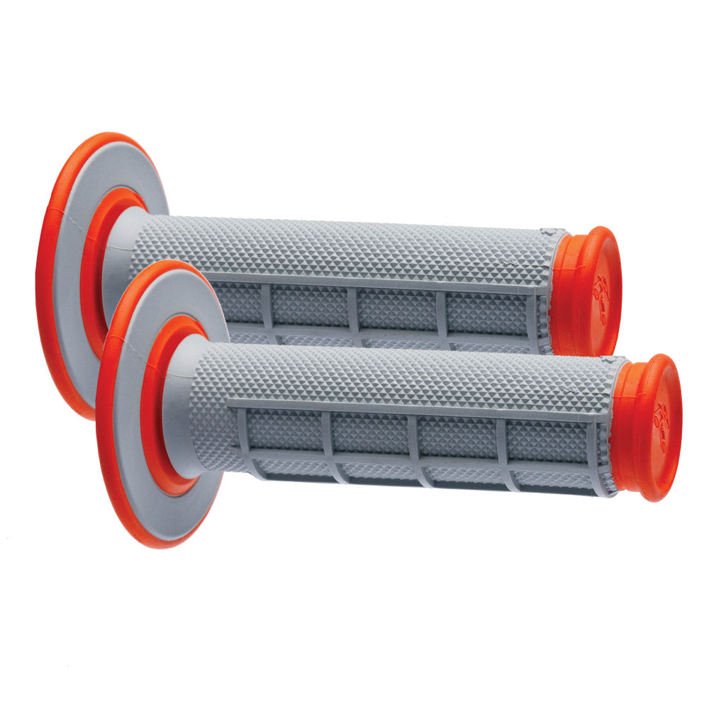 HANDLEBAR GRIP MX DUAL COMPOUND 1/2 WAFFLE