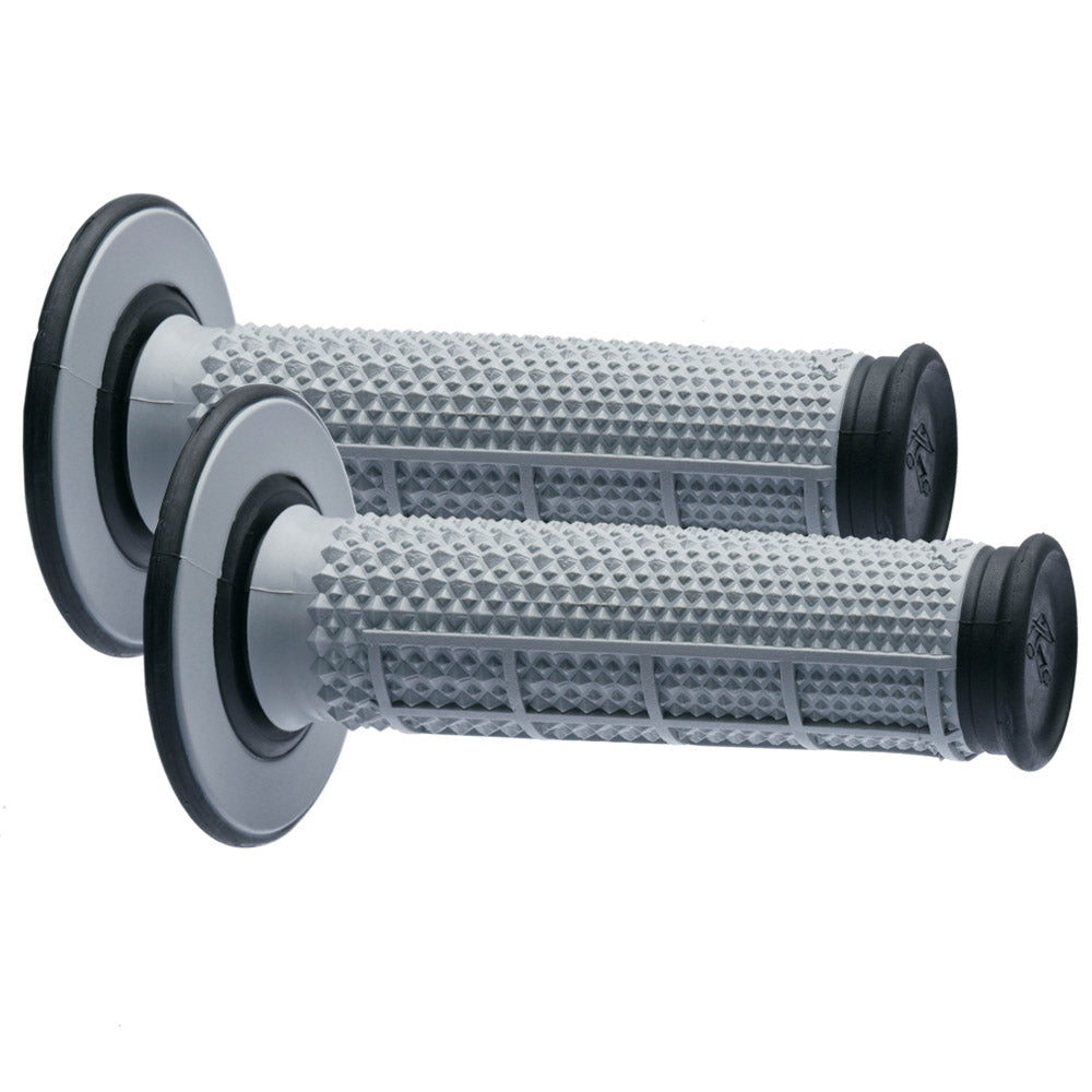 HANDLEBAR GRIP MX DUAL COMPOUND TAPERED 1/2 WAFFLE
