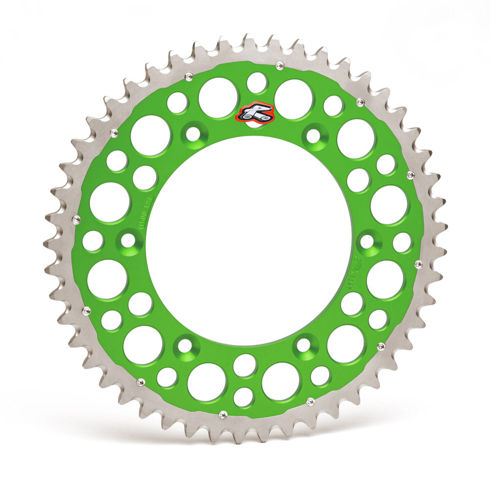 SPROCKET REAR TWIN RING KAWASAKI KX125/250 80-08, KX250F/450F 04-25