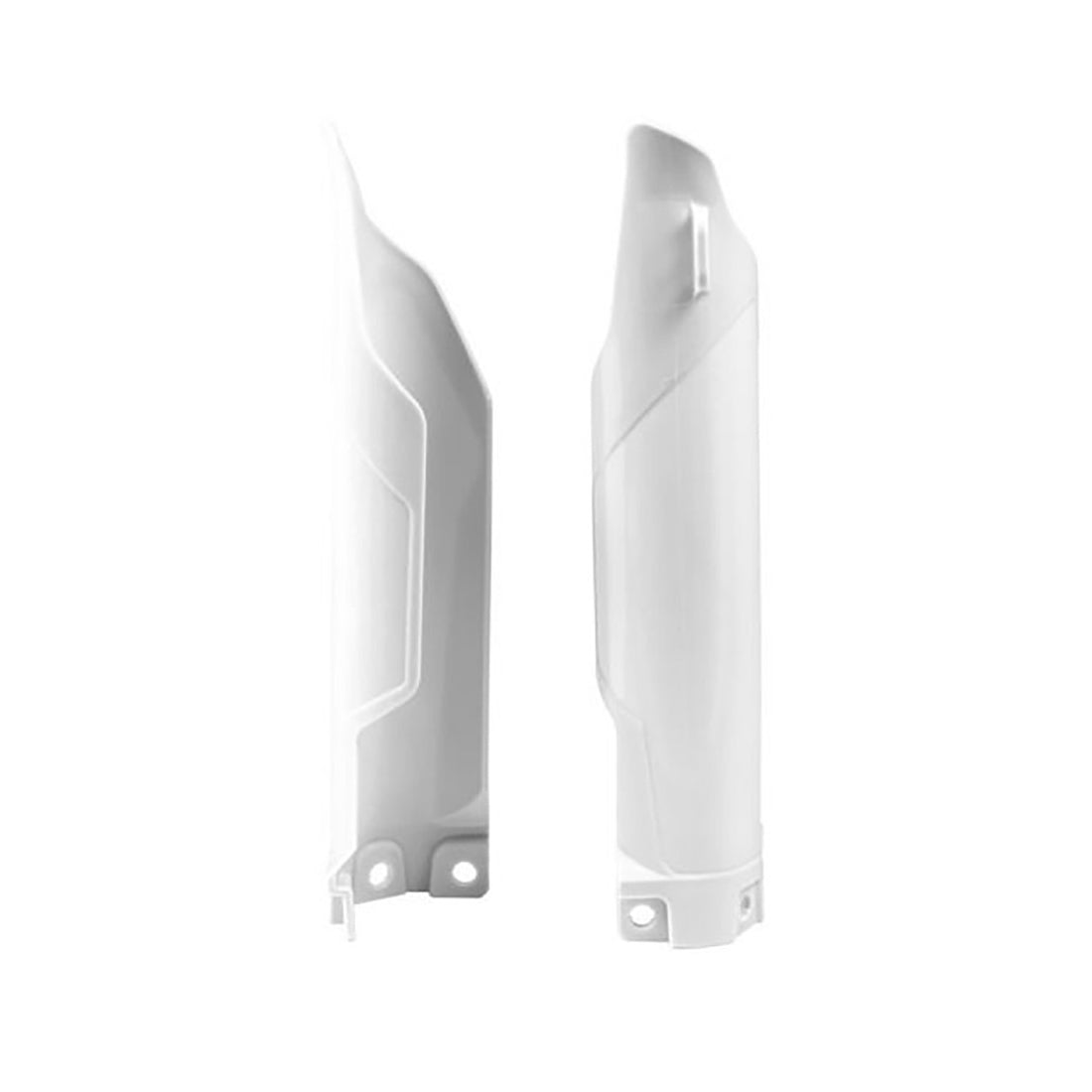 Rtech Fork Guards (White) Kawasaki KX85-100 14-24