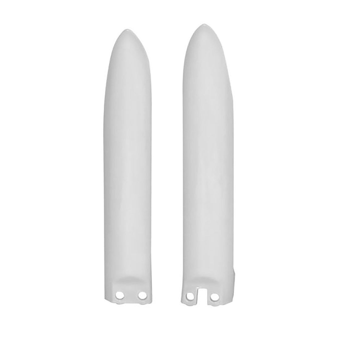 Rtech Fork Guards (White) Kawasaki KX85 01-13