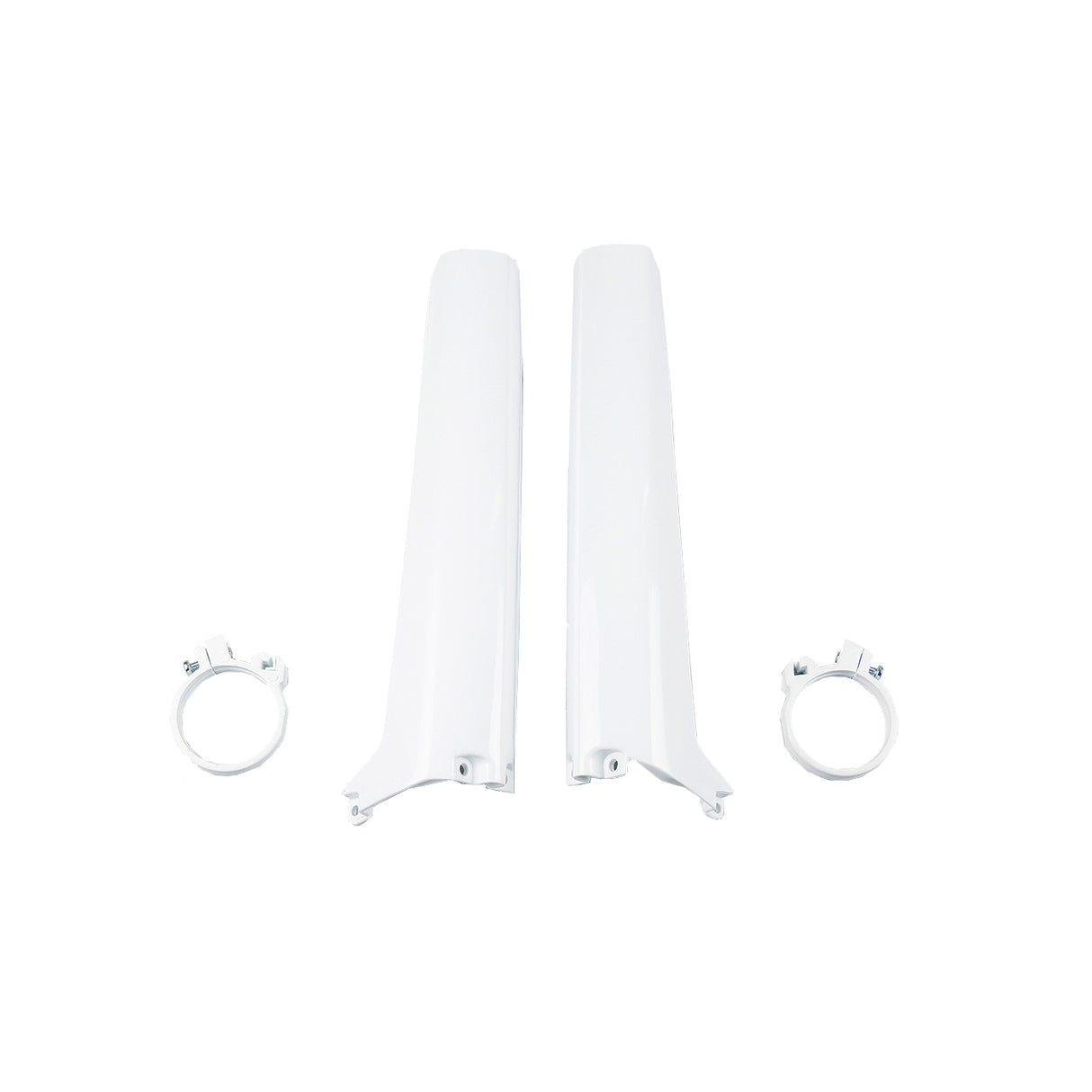 UFO Fork Slider Protectors (White) Suzuki RM125/250 92-93