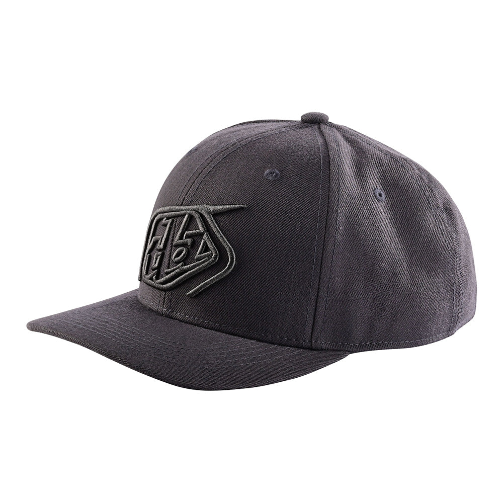 Troy Lee Designs Snapback Hat Crop Gray / Charcoal