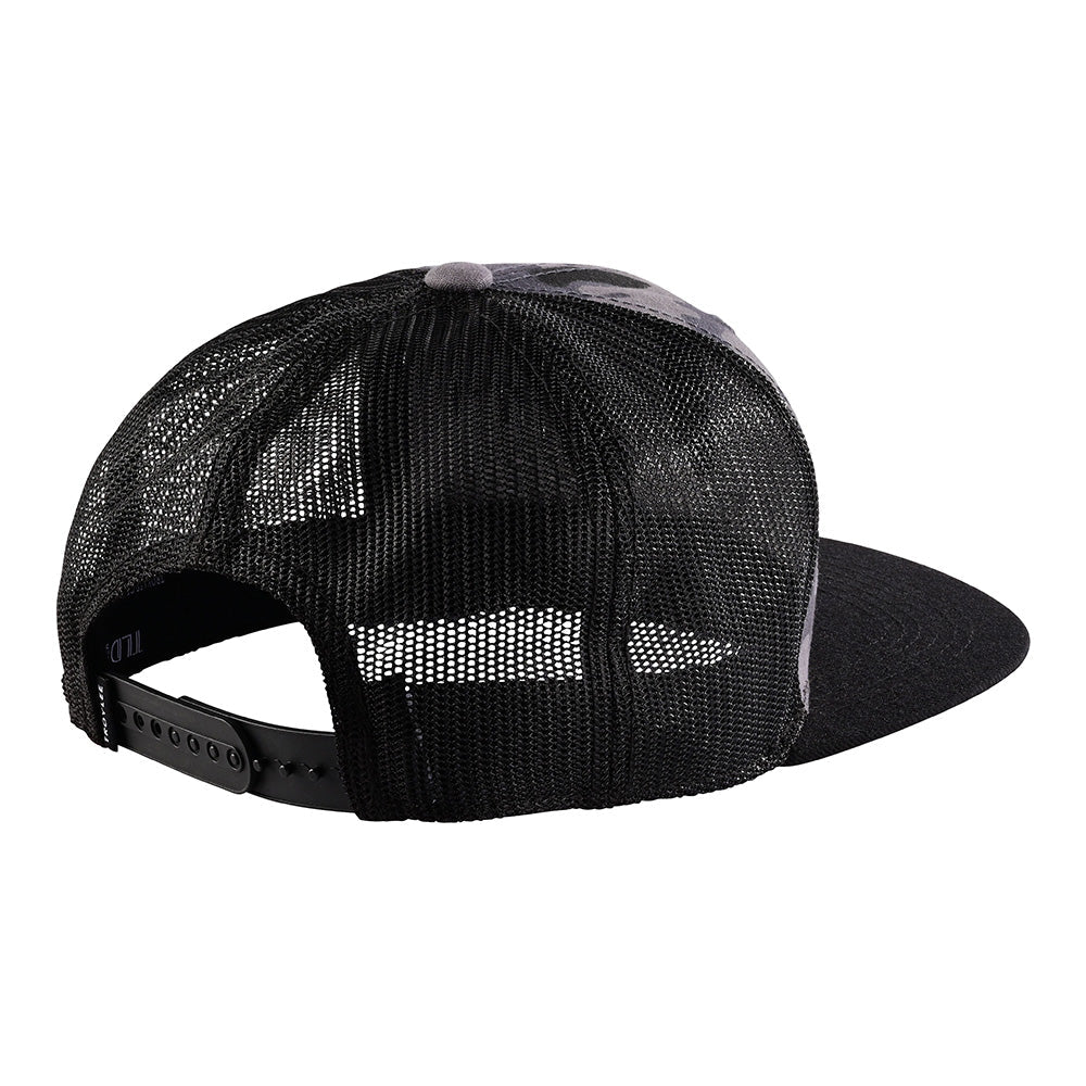 Troy Lee Designs Snapback Hat Signature Camo Black / Silver