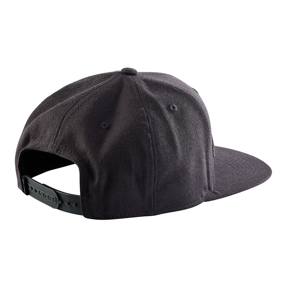 Troy Lee Designs Snapback Hat Signature Dark Gray / Charcoal