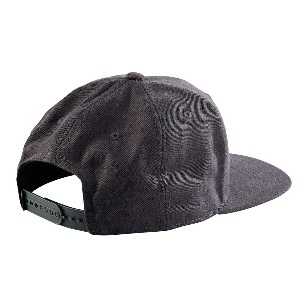 Troy Lee Designs Snapback Hat Slice Dark Gray / Charcoal