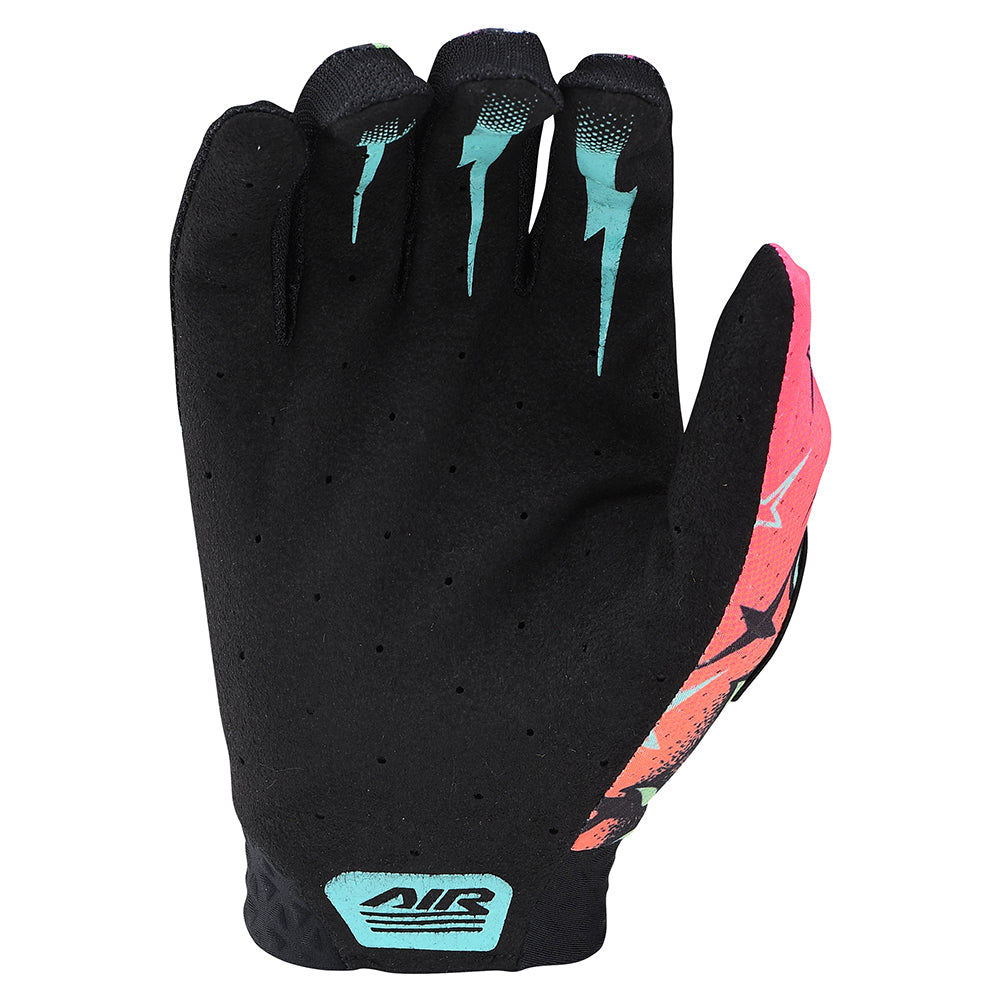 Troy Lee Designs Air Glove Skull Demon Orange / Green
