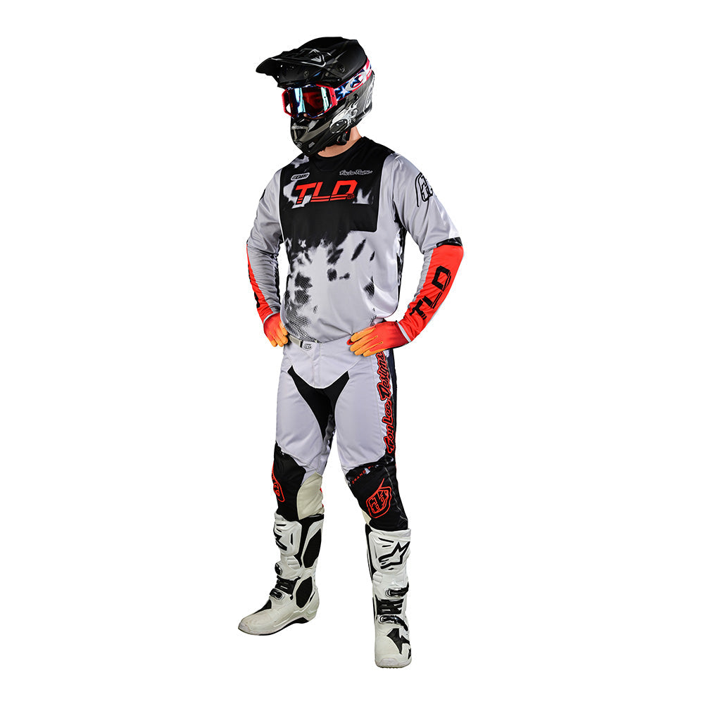 Troy Lee Designs GP Pant Astro Light Gray / Orange