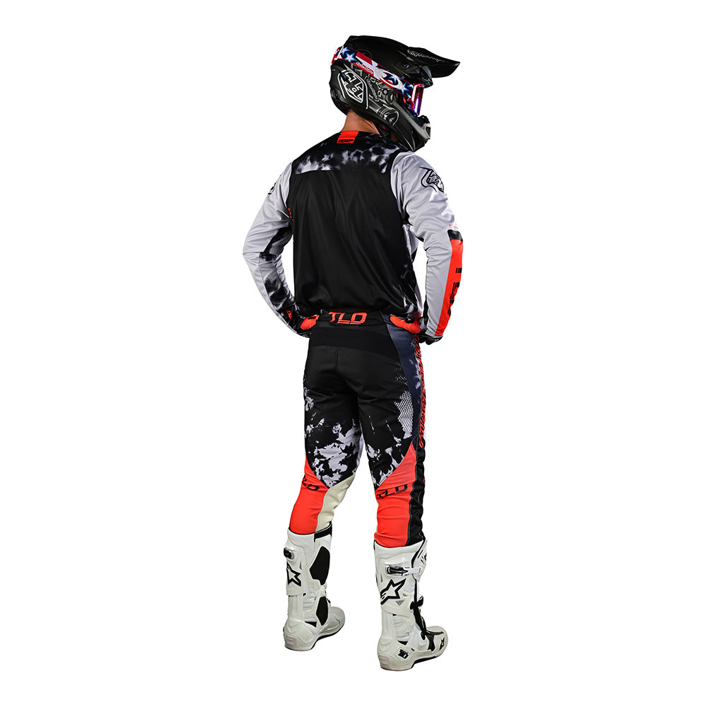 Troy Lee Designs GP Pant Astro Light Gray / Orange